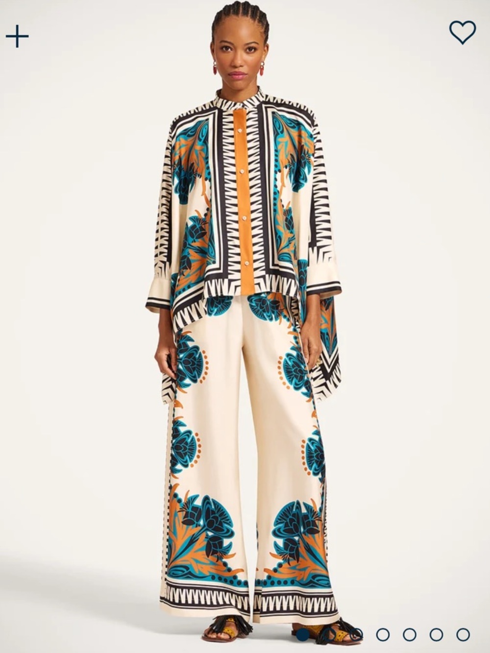 LA DoubleJ Silk Palazzo Pants